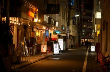 night view traffic in Japan