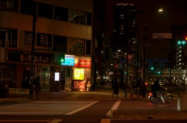 night view traffic in Japan