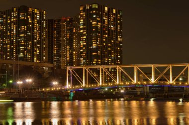 Tokyo Skyline geceleri, Japonya