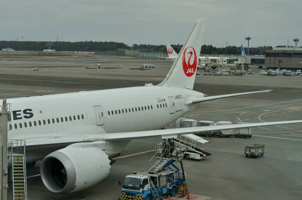 Narita Airport Tóquio Japão 2020 Voo Das Companhias Aéreas Japão — Fotografia de Stock