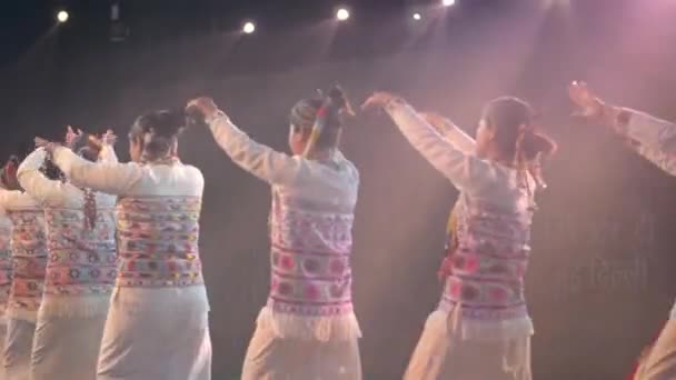 Danza Popular Sikkim — Vídeo de stock
