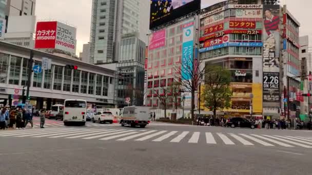 360 View Shibuya Scramble — Stockvideo