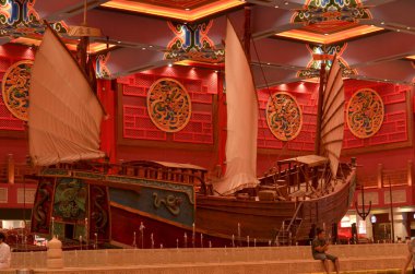 Chinese interior in mall