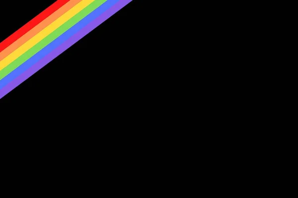 Renkli Gökkuşağı Bayrağı Lgbtq Lezbiyen Gey Biseksüel Transgender Queer Örgütünün — Stok fotoğraf