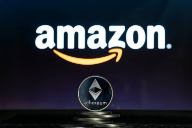 Ethereum madeni paralı Amazon logosu