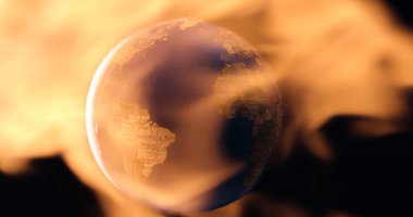 Dünya gezegeni ısınma konsepti