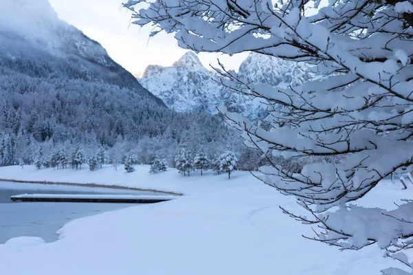 Озеро Ясна возле Краньска-Горы, Словения . — стоковое фото
