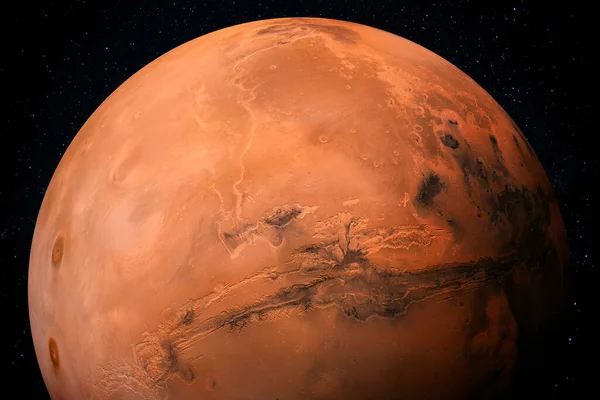 Planeta Marte do sistema solar — Fotografia de Stock