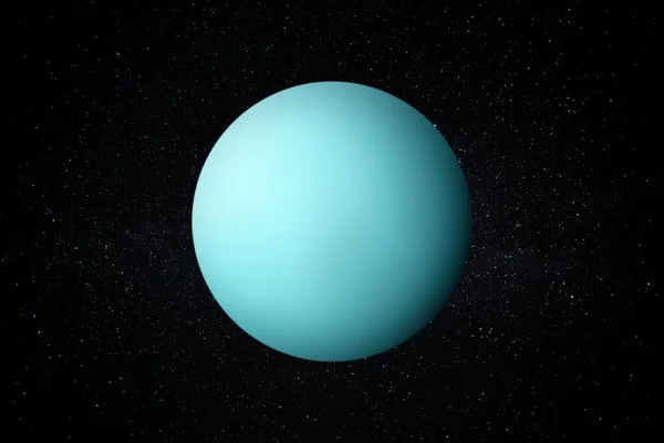 Planeta Urano no espaço — Fotografia de Stock