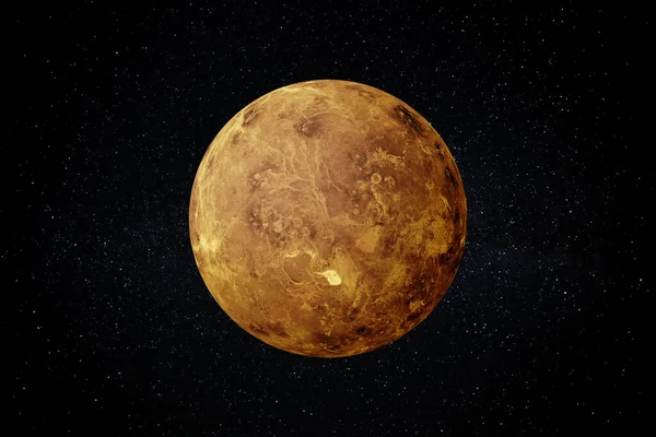 Планета Венера в космосе — стоковое фото