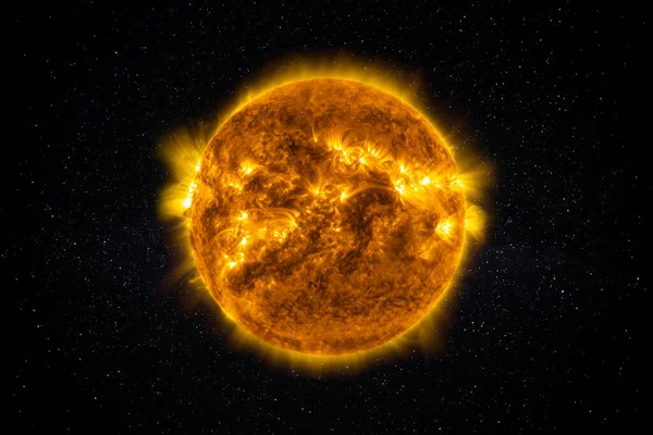 Sun Star in space — Φωτογραφία Αρχείου