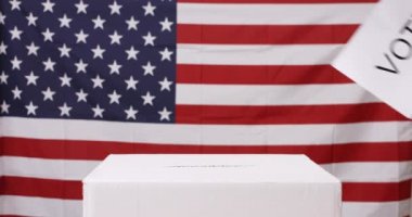 Amerikan bayrağıyla oy kullanma