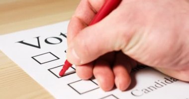 Oy pusulası ile oy kullanma