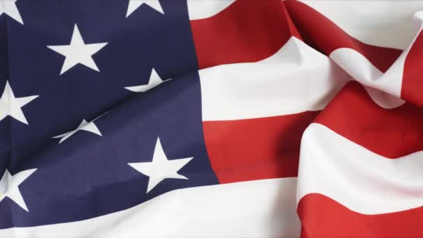 "Bugün Amerikan bayrağında oy kullandım" — Stok video