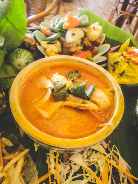 Суп Тайская Еда — стоковое фото