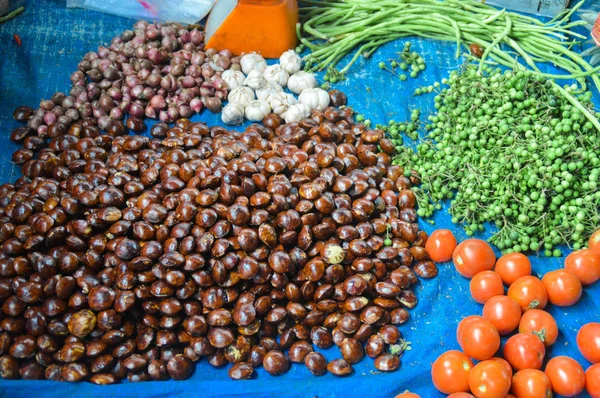 Fresh Colorful Spices Market — Stock Photo, Image
