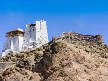 Hindistan 'daki Budist manastırı.