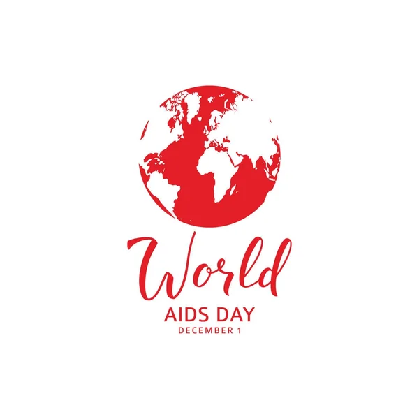 World Aids Day Logo — Stock Vector