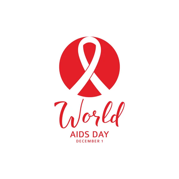 World Aids Day Symbol — Stock Vector