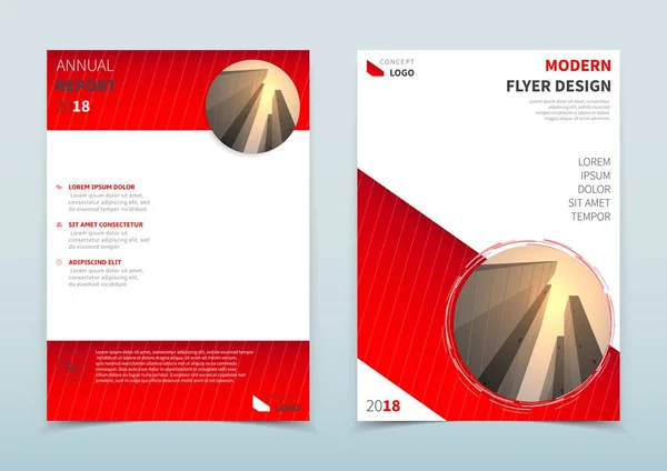 Företagskunder flyer design, omslaget eller rapport med plats för text. — Stock vektor