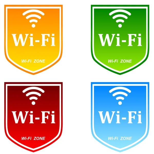 Зона бесплатного Wi-Fi . — стоковый вектор