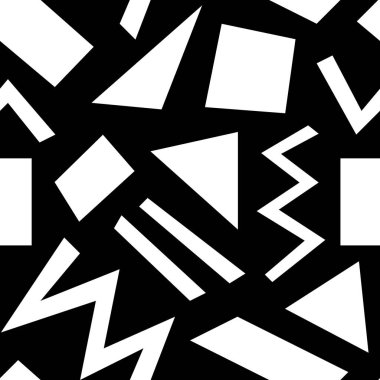 Memphis tarzı Retro Seamless Modeli