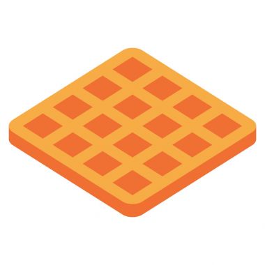 Beyaz arka plan üzerinde izole karikatür gözleme