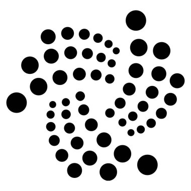 Beyaz arka plan üzerinde izole Iota simgesi