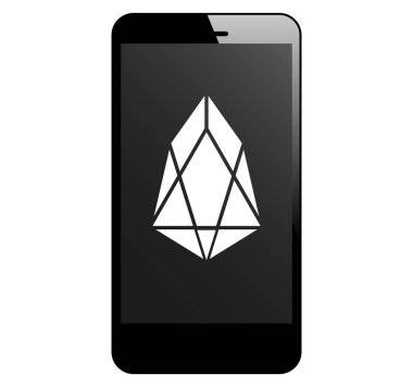 EOS Smathphone ekranda izole