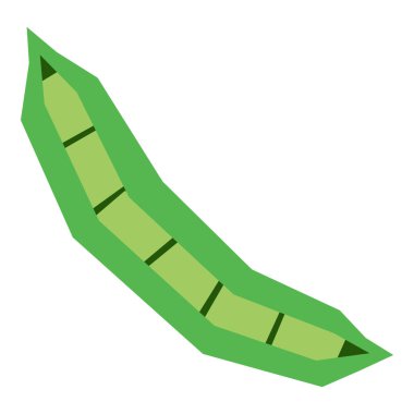 Beyaz arka plan üzerinde izole karikatür bezelye konservesi