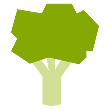 Beyaz arka plan üzerinde izole karikatür brokoli