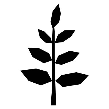 Beyaz arka plan üzerinde izole karikatür bitki