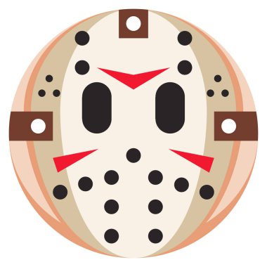 Beyaz arka plan üzerinde izole canavar Emoji