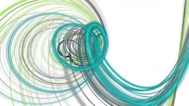 Parçacık Şerit nesne yavaş hareket, 4096 x 2304 döngü 4k ile fantastik animasyon