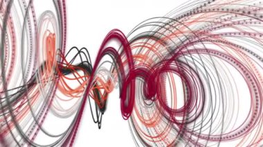 Parçacık Şerit nesne yavaş hareket, 4096 x 2304 döngü 4k ile fantastik animasyon