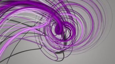 Parçacık Şerit nesne yavaş hareket, 4096 x 2304 döngü 4k ile fantastik animasyon