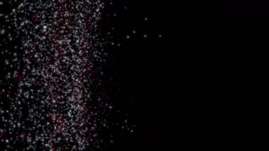 Parçacık nesne ve yavaş hareket, 4096 x 2304 döngü 4k ışık ışıltı ile fütüristik animasyon