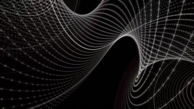 Parçacık Şerit nesne yavaş hareket, 4096 x 2304 döngü 4k ile fantastik animasyon