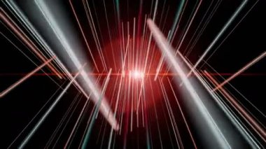 Şerit nesne ve yavaş hareket, 4096 x 2304 döngü 4k ile fütüristik animasyon