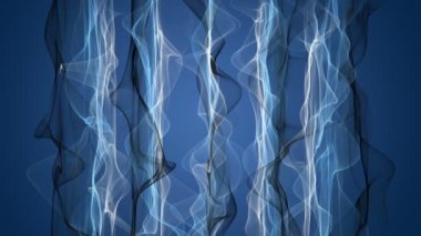 Parçacık dalgası nesne yavaş hareket, 4096 x 2304 döngü 4k ile fantastik animasyon