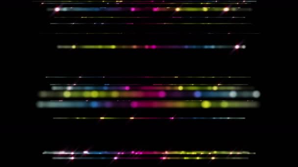 Technologie futuriste animation à bande lumineuse, boucle 4096x2304 4K — Video