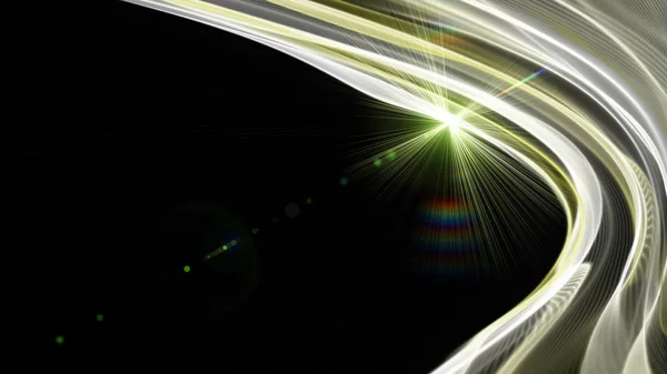 Diseño futurista de fondo eco wave con luces —  Fotos de Stock