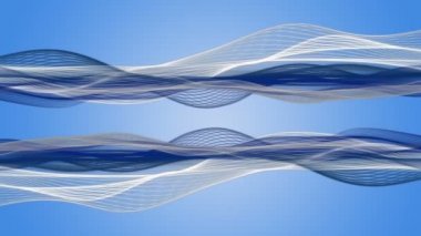 Yavaş, 4096 x 2304 döngü 4k dalga nesnesiyle harika video animasyon