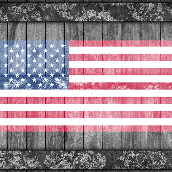 Abstract USA flag on grunge background pattern — Stock Photo, Image