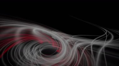 Ağır çekimde parçacık şeritli nesne ile güçlü video animasyonu, 4096x2304 döngü 4K