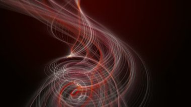 Yavaş, 4096 x 2304 döngü 4k parlayan parçacık nesnesiyle fütüristik video animasyon