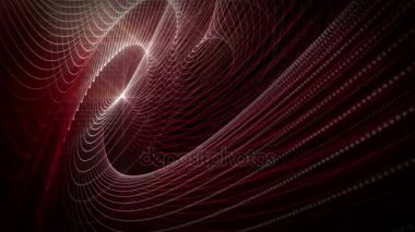 Parçacık çizgili nesne ile güçlü video animasyonu ve yavaş çekimde ışık, 4096x2304 döngü 4K