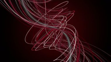 Ağır çekimde çizgili nesne ile güçlü video animasyonu, 4096x2304 döngü 4K