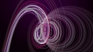 Parçacık Şerit nesne yavaş hareket, 4096 x 2304 döngü 4k ile fantastik animasyon