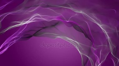 Yavaş, 4096 x 2304 döngü 4k parlayan parçacık nesnesiyle fütüristik video animasyon